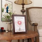 Décoration d'intérieur personnalisée à effet moiré pour couple Cadeau d'anniversaire