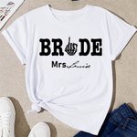 Chemise personnalisée pour l'enterrement de vie de jeune fille.