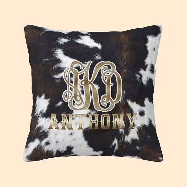 Gepersonaliseerd kussen van imitatiebont Home Decor Koe kussen Gooi kussen