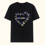 Personalized Heart Leopard Pattern Butterflies T-shirt and Hoodie