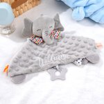 Couverture Serviette Lovey Personnalisée pour Bébé Couverture de Sommeil de Sucette
