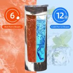 Personalised Cowhide Tumbler with Straw Tumbler for Birthday Gift
