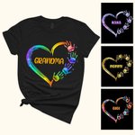 T-Shirt Sweat à Capuche Personnalisé avec Titre et Noms d'Enfants Cadeau Fête des Mères pour Maman Grand-Mère