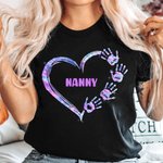 T-Shirt Sweat à Capuche Personnalisé avec Titre et Noms d'Enfants Cadeau Fête des Mères pour Maman Grand-Mère