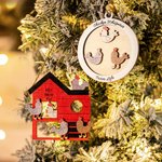 Personalised Chicken Coop Farmhouse Christmas Ornament