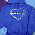 Personalized Heart Leopard Pattern Butterflies T-shirt and Hoodie