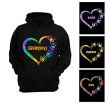 T-Shirt Sweat à Capuche Personnalisé avec Titre et Noms d'Enfants Cadeau Fête des Mères pour Maman Grand-Mère