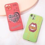 Etui silicone personnalisé pour iPhone Girl Power Cadeau pour elle