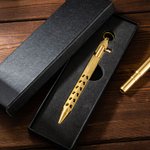 Stylo à Bille Rétro Personnalisé avec Nom Gravé Accessoire pour Porte-clés Cadeau d'Affaires de Décompression pour Homme