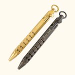 Stylo à Bille Rétro Personnalisé avec Nom Gravé Accessoire pour Porte-clés Cadeau d'Affaires de Décompression pour Homme