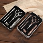 Kit d'Outils de Broderie Vintage Personnalisé avec Nom Cadeaux pour les Couturiers Tailleurs