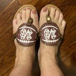 Gepersonaliseerde Baseball Football Softball Non-slip Flip Flops Sport Thema Vrouwen PU Zomer Sandalen Gift voor Ball Game Fans Strand Lovers