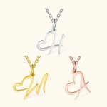 Gepersonaliseerde Initiële Hart Ketting Moederdag Verjaardag Creatief Cadeau voor Moeder Besties