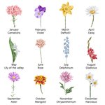Sorella personalizzata nascita fiori giardino pittura su tela per casa segno decorativo