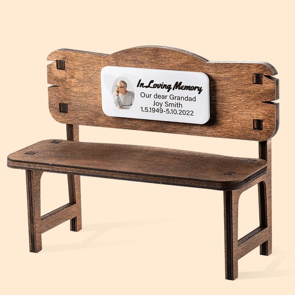 Personalized Memorial Bench Gift