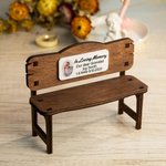 Personalisierte Gedenkbank Geschenk