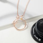 Collier porte-bague infirmière personnalisé