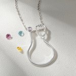 Collier porte-bague infirmière personnalisé