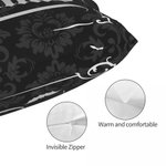 Personalizado Gothic Bat Cojín Almohada Funda de Halloween Decoración para el Hogar