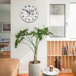 Personalised Wood Grain Clock Indoor Decorations