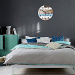 Personalised Wood Grain Clock Indoor Decorations