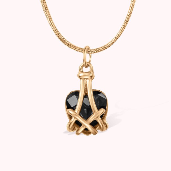 Personalized Diamond Birthstone Heart Necklace for Mom Friend Daughter Wife