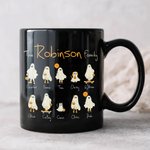 Personalisierte Niedliche Geist-Charakter Tasse 330ml Kürbis Keramiktasse 1-10 Geist Halloween Geschenk für Familie