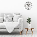 Personalised Wood Grain Clock Indoor Decorations