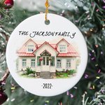 Personalized New Home Photo Ornament Couples Home Ornament for Housewarming Gift