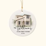 Personalised New Home Photo Ornament Couples Home Ornament for Housewarming Gift