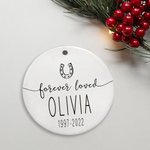 Ornement commémoratif personnalisé en céramique Cadeaux pour la perte d'un animal de compagnie
