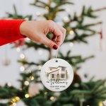 Personalized New Home Photo Ornament Couples Home Ornament for Housewarming Gift