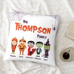 Personalizado Halloween Lindo Fantasma Familia Cojín Funda de almohada