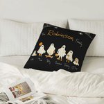 Personalizado Halloween Lindo Fantasma Familia Cojín Funda de almohada