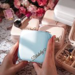 Personalized PU Leather Jewelry Box Bachelorette Party Gifts for Bride
