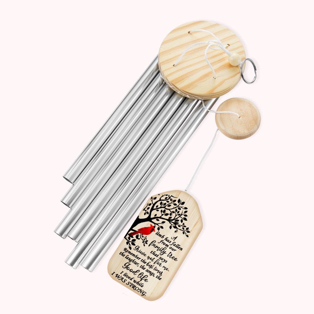 Personalisierte Kardinal Memorial Windspiel Sympathie Geschenke
