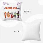 Personalizado Halloween Lindo Fantasma Familia Cojín Funda de almohada