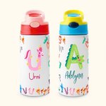 Bottiglia d'acqua personalizzata per bambini Thermos a prova di perdite con nome e cognome