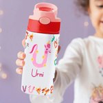 Bottiglia d'acqua personalizzata per bambini Thermos a prova di perdite con nome e cognome