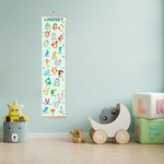 Personalized Growth Chart Height Growth Chart Alphabet Animal Name