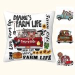 Housse d'oreiller pour coussin Farm Life personnalisée