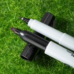Strumento di allineamento della linea di marcatura della pallina da golf in TPU rinnovabile personalizzato con 2 marcatori