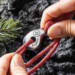 Personlig Hike Climbing Adventure Armbånd Utforsk Paracord overlevelsesarmbånd Klatresmykker
