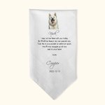 Mouchoir de mariage personnalisé de votre chien chat animal de compagnie cadeau pour le marié mariée
