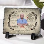 Personalized Memorial Slate Ornament A Letter from Heaven