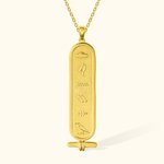 Personalizzato Egitto Cartouche Nome Collana Geroglifico Egitto Collana regalo di Natale per la famiglia amico