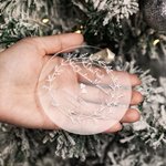 Personalized Christmas Memorial Ornament for Couple Wedding Engagement Married Gift