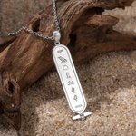 Personalizzato Egitto Cartouche Nome Collana Geroglifico Egitto Collana regalo di Natale per la famiglia amico