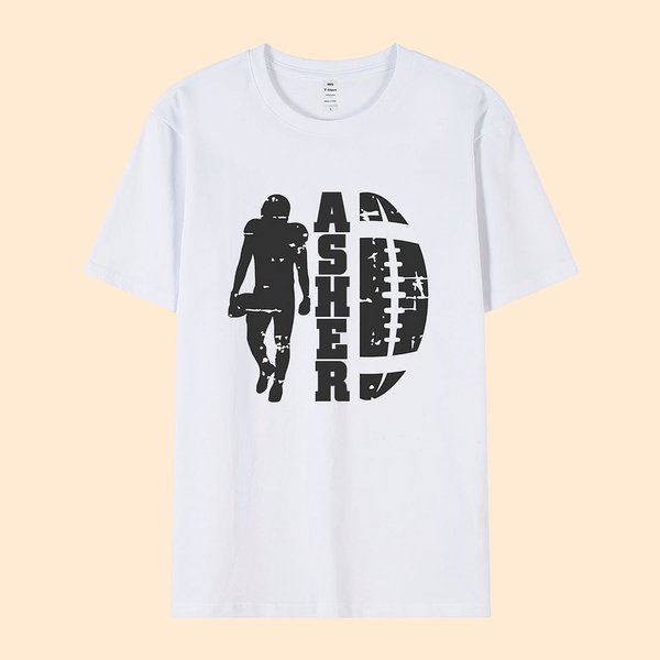 Camiseta de Fútbol Personalizada Nombre para Hombre Regalo