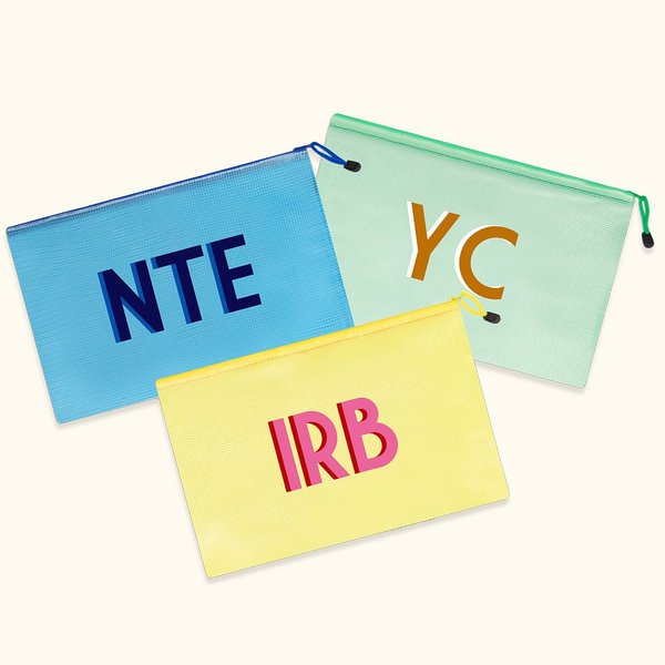 Borsa impermeabile con nome personalizzato e design a monogramma per la piscina